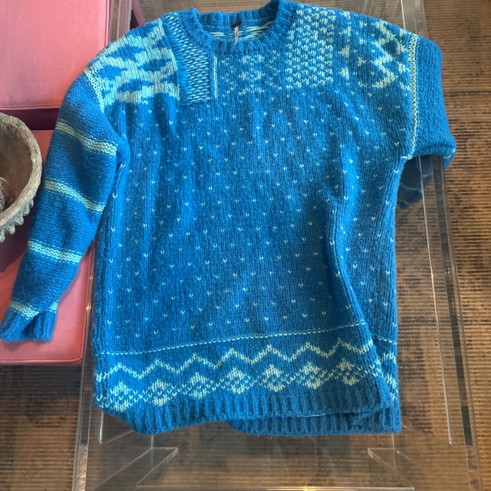 Worn Once Free People oversized sweater